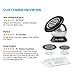 Magnetic Car Phone Mount - 360 Dashboard Cell Phone Holder for Car - Universal Mobile Phone or Tablet Cradle with Ultra Strong Magnet
