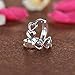 Infinite U Huggie Earrings 925 Sterling Silver Small Hoop Cartilage Hollow Heart Cluster for Women, 0.5''