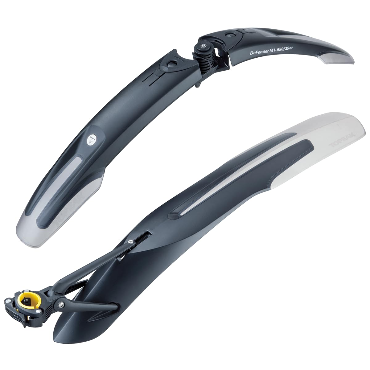 Topeak DeFender M1 and XC11 Bike Fender Set fits MTB 29-Inch Tires, Black