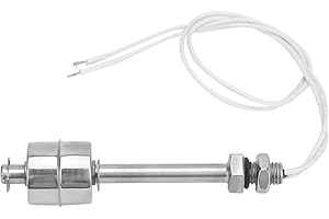 Yosoo Health Gear Aquarium Switch, Electric Switch, 0~220V 100mm Stainless Steel Switch, Water Switch, Liquid Switch for Liquid Level Control and Water Heating Equipment Anti Dry