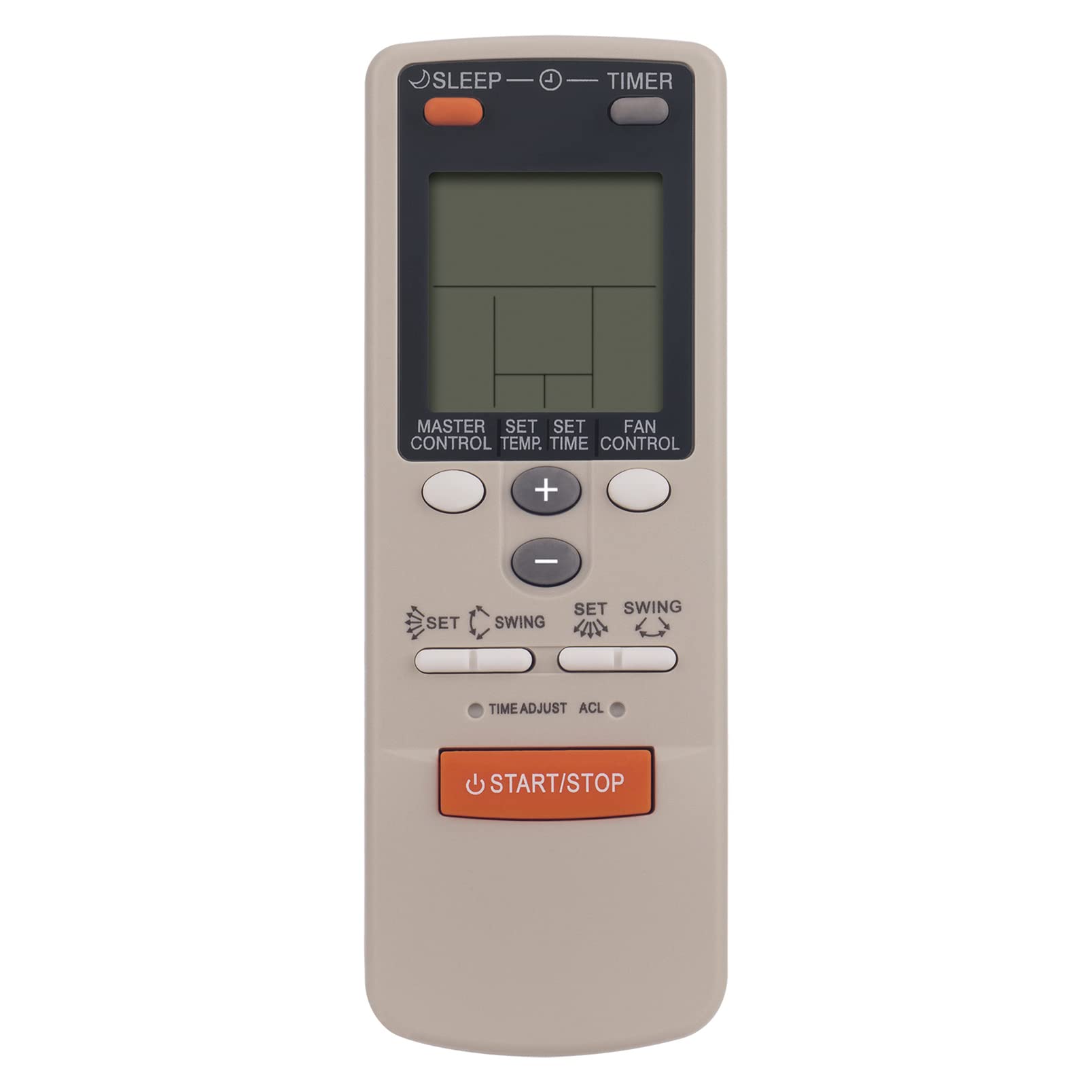 ALLIMITY ARJW2 AC Remote Control Replace fit for FUJITSU Air Conditioner AR-DB4 AR-DB6 AR-DB7 AR-HG1 AR-JW11 AR-JW19 AR-JW2 AR-JW33