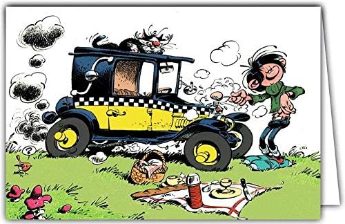 Carte Anniversaire Gaston Lagaffe Auto Fournitures De Bureau Papeterie
