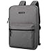 Ultra-Thin Laptop Backpack,Cartinoe Canvas Lightweight Backpack,Water Resistant College School Computer Bag for Women Men for Travel,Business,Student Daypack Fits 13 14 15 inch Laptop & Notebook,Gray