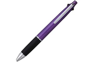 三菱鉛筆 Uni Jetstream 0.5 mm Ballpoint Multi Pen and 0.5 mm Pencil, Purple Body (MSXE510005.11)