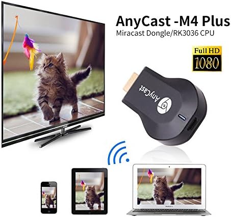GUAITAI M4 Plus WiFi Display Dongle Wireless HDMI TV Receiver 1080P Resolution