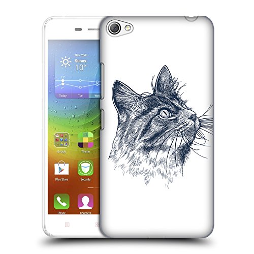 Official Rachel Caldwell Cat Animals 3 Hard Back Case for Lenovo S60