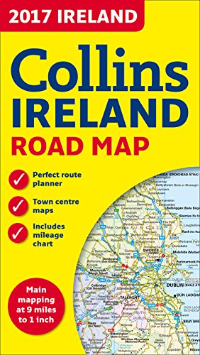 2017 Collins Ireland Road Map by Collins UK