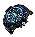 SKMEI Men's SK1155C Multifunctional Outdoor Sports Dual Time Analog Digital Wrist Watch Blue