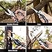 Bibury Gardening Hand Pruners, 5 in 1 Multitools Folding Scissors 420 Stainless Steel Pruning Shears for Tree Trimmers Secateurs,Garden Scissors,Garden Shears,Clippers for The Garden.thumb 1