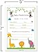Papery Pop 30 Baby Shower Prediction and Advice Cards, Boy or Girl - Baby Shower Games Decorations Activities Supplies Invitations - Safari Jungle Zoo Animals