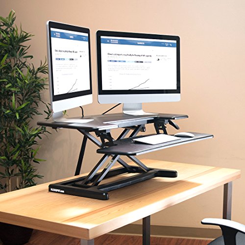 FLEXISPOT 35" Stand Up Desk Converter Deals, Coupons & Reviews
