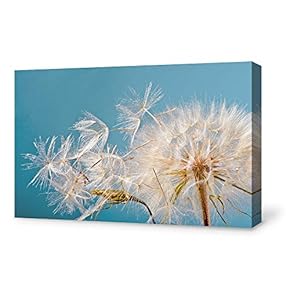 Canvas Wall Art for Living Room,Bedroom Home Artwork Paintings Dandelion Ready to Hang - 12x18 inches