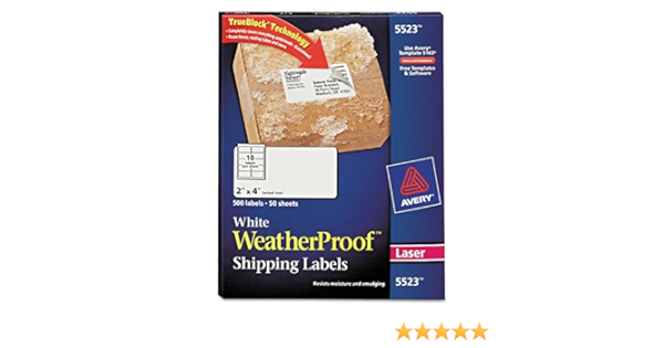 avery labels 5523