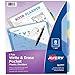 Avery 8-Tab Plastic Binder Dividers with Pockets, Write & Erase Multicolor Big Tabs, 1 Set (16177) primary