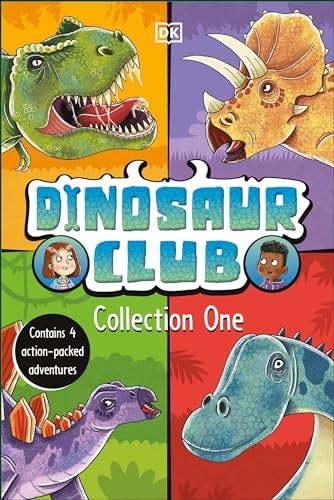 Dinosaur Cove Boxed Set 1-6 with Bonus Dinosaur Tooth Charm: Rex
