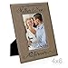Kate Posh The Love Between a Mother & Son is Forever Engraved Leather Picture Frame, Mother of The Groom, Best Mom Ever, First Mother's Day, Mommy & Me Gifts (4x6-Vertical - Mother & Son)
