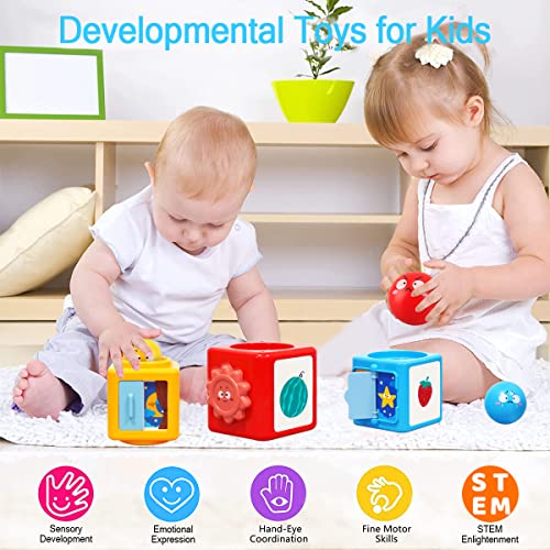 Baby Toys Wooden Kids Baby Activity Cube Boys Gift Set One