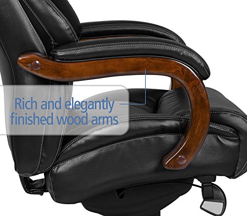 LaZBoy-45833A-La-Z-Boy-Delano-Chair-BigTall-Traditions-Executive-Office-Black