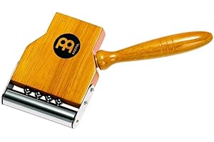 MEINL PERCUSSION Meinl "The Night" Chirping Cricket Percussion Sound Effect - NOT MADE IN CHINA - Amber Wooden Body with Steel Cylinder and Balls, 2-YEAR WARRANTY (NI1AM)