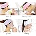 6 Count Spa Facial Headband, Makeup Headband Elastic Terry Cloth Spa Headband Stretch Towel Washable Headband for Washing Face, 3 Colors