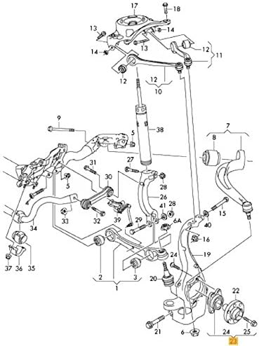 Wheel Bearing Kit Front 4H0498625C