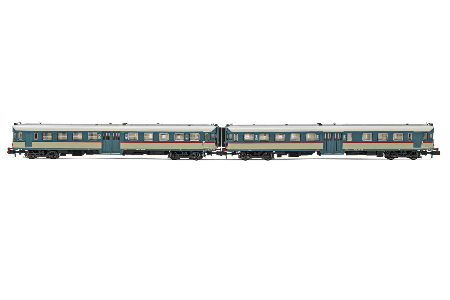 ARNOLD HN2552S FS, 2-units pack ALn 668 3100 series (1 double door) original livery, flat windows, ep. V - DCC Sound Diesel Locomotive