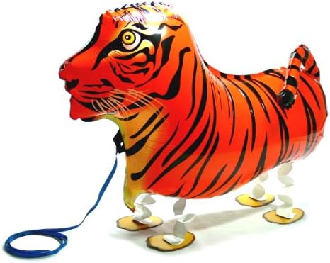 PartynBalloon ™ Ferocious Tiger Walking Animals Pet Party Helium Balloon P0024 Mobile Phone Apps Special Edition