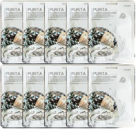 Amazon Purita ピュリタ エッセンスマスク ダイヤモンド10枚セット ｐｕｒｉｔａ フェイスパック 通販