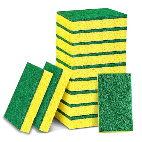 Photo 1 of 24 Pack Multi-Purpose Sponge Pads,Heavy Duty Cleaning Sponge, Used to Clean Bathrooms,Bathtubs,Tiles,Kitchen,Pots,Bowls,Walls a Good Helper for Home Cleaning