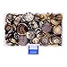 Supla 300 Pcs Brown Buttons Assorted Colors Shapes Light Dark Brown Sewing Bulk Button Mixed Buttons Different Holes Buttons - Sewing Buttons