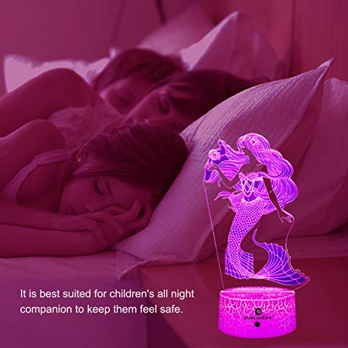 2 easuntec+Mermaid+Remote+Changing+Dimmable