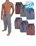 Andrew Scott Men's 3 Pack Super Light Weight Lounge Sleep Pants