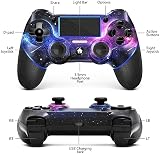AceGamer Wireless Controller PS4 Pro PC Motion Audio Turbo 33ft Starry Sky view 2