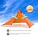 Naturehike Trekking Pole Tent Ultralight 1 Person 3 Season Tent, Lightweight Pyramid Tent for Mountaineering Hiking Camping