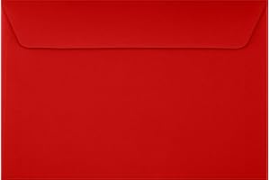 6 x 9 Booklet Envelopes - Ruby Red (50 Qty.)