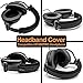 Headband Cover Compatible with HD380PRO HD 380 PRO, Solo2 Solo3, Solo HD, i9 BT, HD4.50BTNC HD 4.40 HD4.40BT HD 4.50 HD4.50BT, H5 MPBH143AD Headphones (Black)