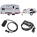 Trailer Wiring Harness Connector with 7 Way Heavy Duty Trailer Cord - 8 Feet 7 Gang Trailer Junction Box for RV,Trailers,Campers,Caravans,Food Vans Etc, Weatherproof