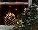 Luminara LED Flameless Candle, Flameless Real Pine Cone LED Candles for Home/Party/Halloween/Christmas/Wedding Decor with Timer Control, Battery Operated 3