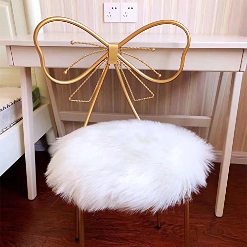 2 Noahas+Cushion+Premium+Sheepskin+White+Round