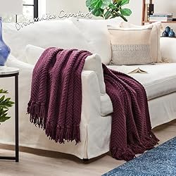 Chanasya Premium Textured Knit Throw Blanket with