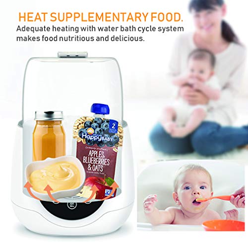 image for Gortes Baby Bottle Warmer, Deluxe Bottle Sterilizer & Smart Thermostat