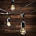 Outdoor Commercial String Globe Lights with Hanging Drop Sockets – 50ft – 24 Sockets and Bulbs Outdoor or Indoor. Great for Patio, Cafe, Party, Home, Bistro, Wedding, Backyard