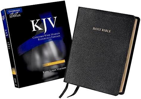 KJV Concord Reference Edition, Imperial Blue Goatskin, Red-letter