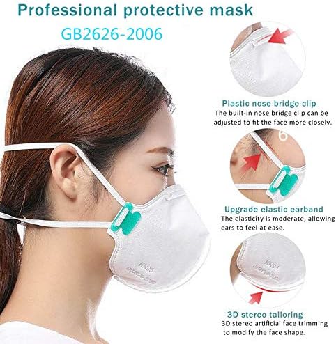 shengjie 20PCS Dust Protection Disposable with Elastic Ear Loop Disposable Dust  White