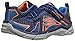 Skechers boys Rive-dismiss-95243l - K running shoes, Navy/Orange, 2 Little Kid US