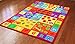 Furnish my Place 740 ABC with Numbers ABC Area Rug for Kids | Educational Alphabet Letter & Numbers | Nurseries Kindergarten | Play Area | Multicolor (3'3