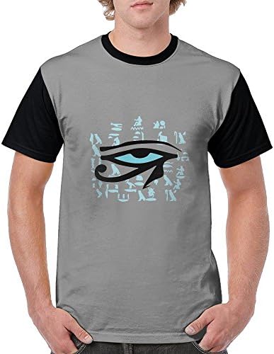 VPausy Egyptian The Eye Of Ra Men' Trend Tshirt Short Sleeve