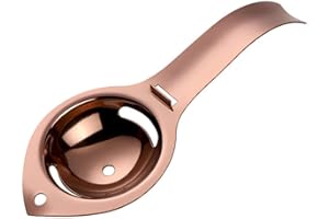 Stainless Steel Egg Separator, Yolk & Egg White Filter Strainer for Baking, Cooking & Healthy Recipes