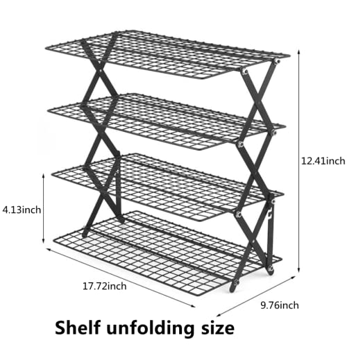 4Layer Cooling Rack With Shelf， Cooling Rack With Screws， Cooling Rack