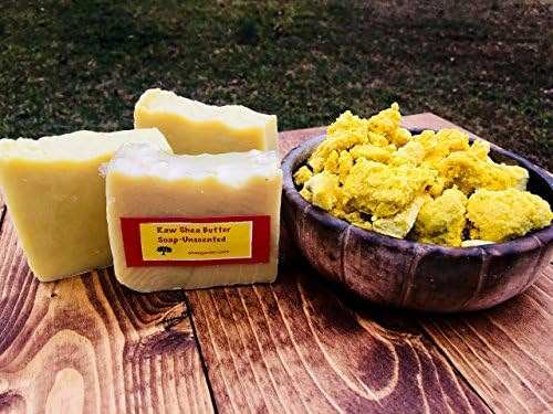 Raw Shea Butter Soap-Unscented. Free Shipping When You Order 3!!! Made with Organic Shea Butter From Africa. Perfect For Smooth & Healthy Skin.